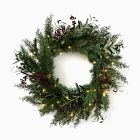 Faux Petite Red Berry Wreath