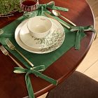 Linen Cotton Bow Placemat Sets