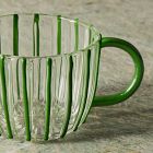 Candy Striped Espresso Cup