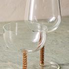 Candy Swirl Stemmed Glassware Sets