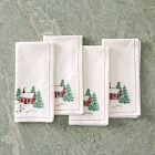 Tannenbaum Embroidered Lodge Napkin Sets