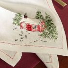 Tannenbaum Embroidered Lodge Napkin Sets