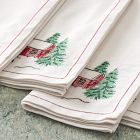 Tannenbaum Embroidered Lodge Napkin Sets