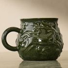 Fraktur Stoneware Deer Mug