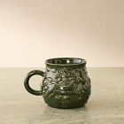 Fraktur Stoneware Deer Mug