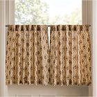 Pierce &amp; Ward Floral Trellis Pleated Curtain