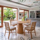 Valentine Round Wood Dining Table (47")