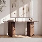 Eluned Marble Console Table (71")