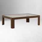 Tallisa Scalloped Glass Coffee Table (52")