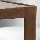 Tallisa Scalloped Glass Coffee Table (52")