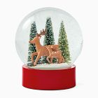 Reindeer Christmas Keepsake Snow Globe