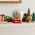 Reindeer Christmas Keepsake Snow Globe