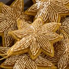 Beaded Velvet Star Ornaments (Set of 6)
