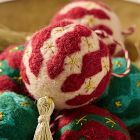 Festive Fun Embroidered Felt Ornaments (Set of 6)