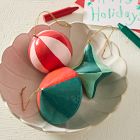 Festive Fun Papier-Mache Shape Ornaments (Set of 3)