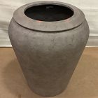 Open Box: Colin King Washed Ficonstone Planter, Large (22.4"D x 26"H) - Sand
