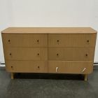 Open Box: Ellington 6-Drawer Dresser (60") - Blonde, Bronze