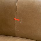 Open Box: Harris Leather Power Recliner - Saddle Leather Nut, Chocolate