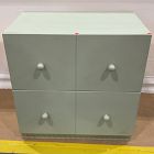 Open Box: Joseph Altuzarra Arched Fluted Bookcase, Drawer Base Only  (27") - Light Sage