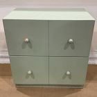 Open Box: Joseph Altuzarra Arched Fluted Bookcase, Drawer Base Only  (27") - Light Sage
