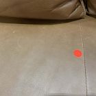 Open Box: Axel Right Arm Sofa - Saddle Leather Nut, Metal