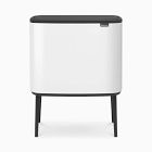 Open Box: Brabantia Bo Touch Trash Can (9.5 Gallon) - White/Multi
