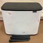 Open Box: Brabantia Bo Touch Trash Can (9.5 Gallon) - White/Multi
