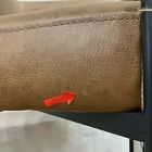 Open Box: Conover Counter Stool - Chaps Saddle, Matte Black
