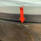 Open Box: Floating Disks Side Table (13") - Dark Walnut