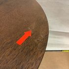 Open Box: Floating Disks Side Table (13") - Dark Walnut