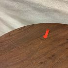 Open Box: Floating Disks Side Table (13") - Dark Walnut