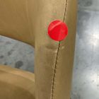 Open Box: Hyde Counter Stool - Ludlow Leather Cumin, Cool Walnut