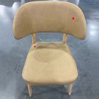 Open Box: Hyde Dining Chair - Ludlow Leather Cumin, Blonde