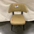Open Box: Hyde Dining Chair - Ludlow Leather Cumin, Smoked Oak