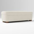 Open Box: Leroy Storage Bench - Performance Boucle Oatmeal, Cool Walnut