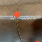 Open Box: Simple Upholstered Wall-Mounted Queen Headboard - Statesville Leather Toffee
