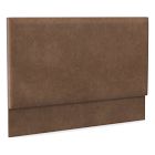 Open Box: Simple Upholstered Wall-Mounted Queen Headboard - Statesville Leather Toffee
