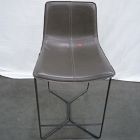Open Box: Slope Counter Stool (26"H) - Saddle Leather Slate, Charcoal