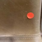 Open Box: Slope Counter Stool - Saddle Leather Nut, Charcoal