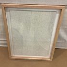 Open Box: Tonal Thread Framed Wall Art (24" x 32"H) - Natural