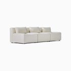 Billy Cotton Curved Armless Modular Sofa (94.5")