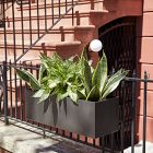 Streamline Metal Railing Planter