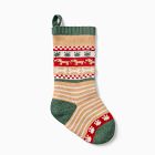 Fair Isle Knit Stocking - Dog