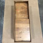 Open Box: Anton Closed Floating Storage Cubby (32") - Burnt Wax