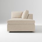 Open Box: Harris Sectional, Right Arm Bumper Chaise - Performance Distressed Velvet Sand
