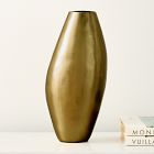 Open Box: Organic Metal Decorative Vase, Extra Large (19"H) - Dark Brass