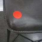 Open Box: Slope Counter Stool (26"H) - Saddle Leather Slate, Charcoal
