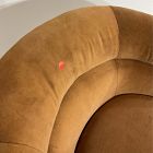 Open Box: Viv Swivel Chair - Deluxe Velvet Cinnamon