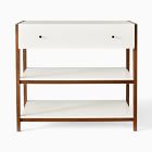 Modern Open Narrow Dresser with Removable Topper (38")
