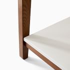 Modern Open Narrow Dresser with Removable Topper (38")